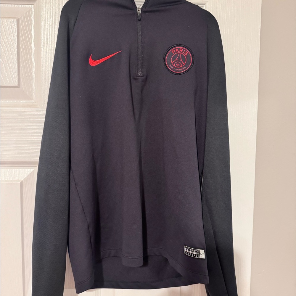 Nike Black and Red Kids Sweatshirt